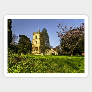 The Parish Church At Blewbury Sticker